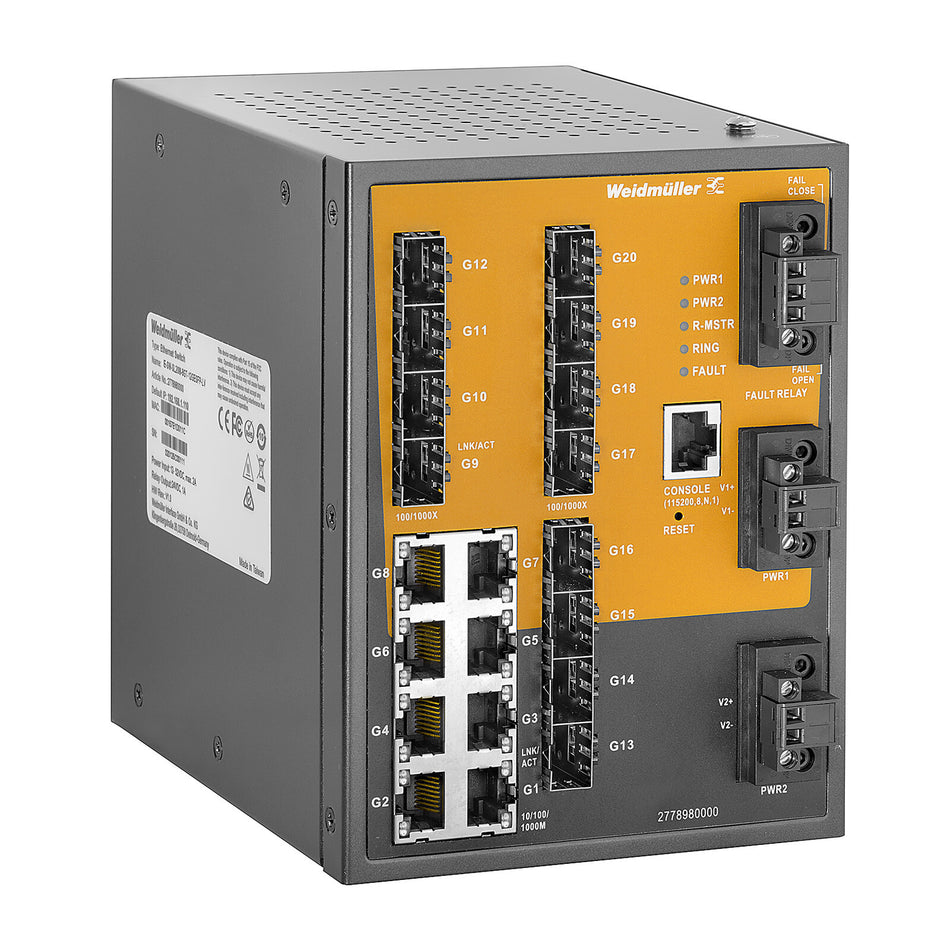 IE-SW-SL20M-8GT-12GESFP-LV — Weidmuller
