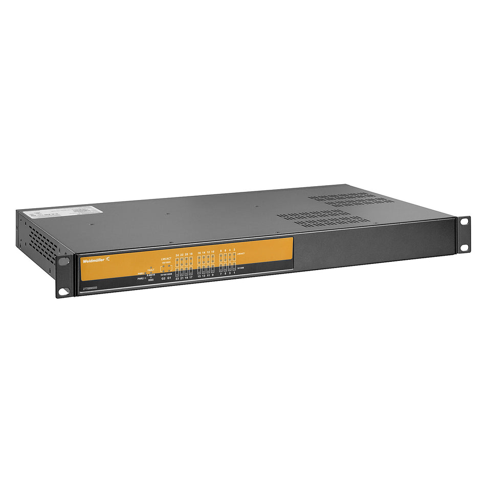 26 PORT (24 X RJ45, 2 X COMBO SFP) MANAGED NETWORK SWITCH, IEC 61850-3, 110/230V AC/DC - IE-SW-SL26M-24TX-2GC-HV — Weidmuller