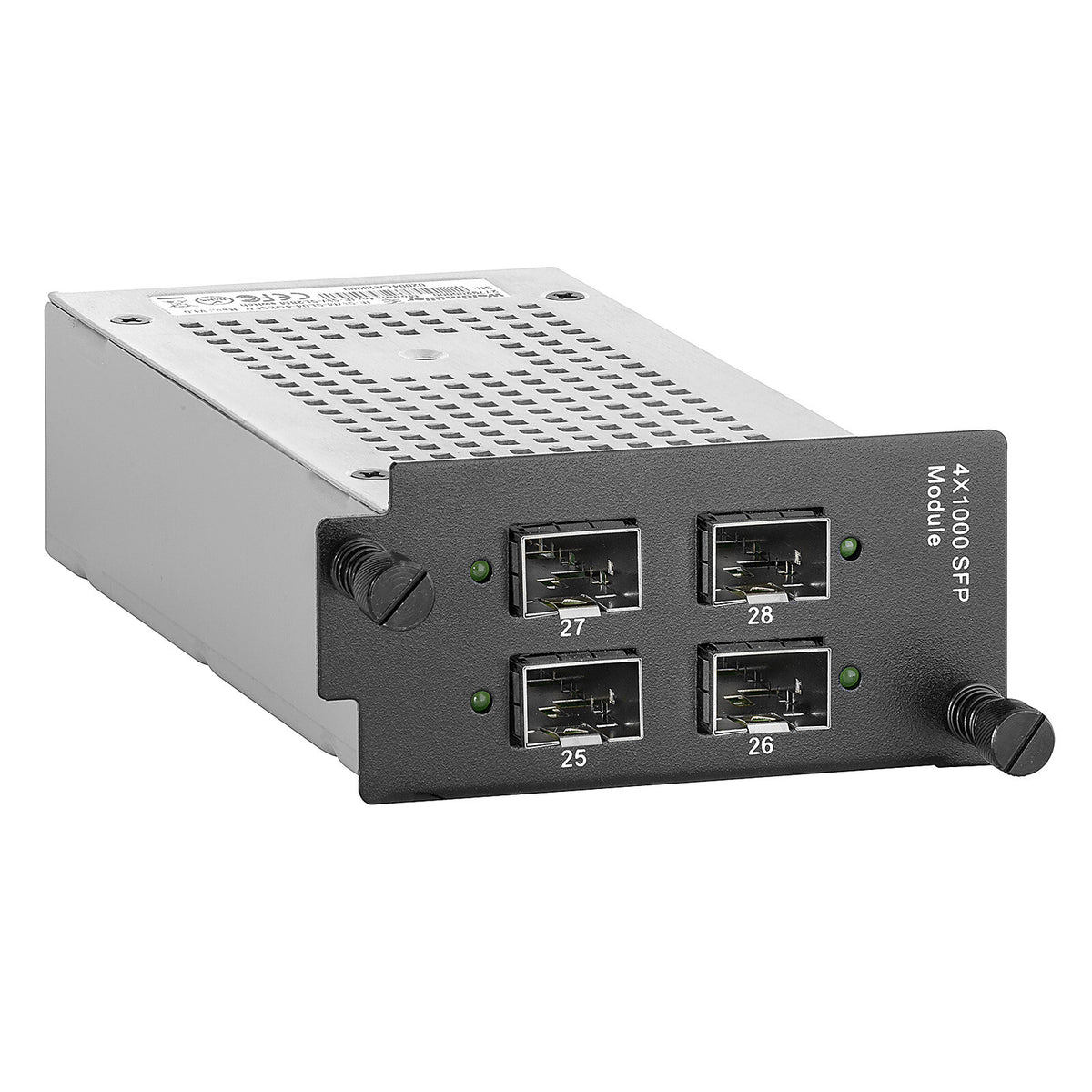MEDIA INTERFACE MODULE, 4 X SFP+ 10G, M4 SLOT - IE-SWM-SL04-4GESFP+ — Weidmuller