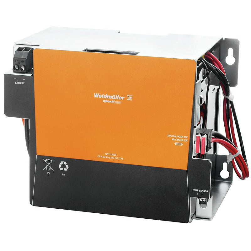 24V 17Ah Battery 178H x 242W x 189D - DURA ECO LA-BAT 24V 17AH *Indent Item - Non-Cancellable & Non-Returnable* — Weidmuller