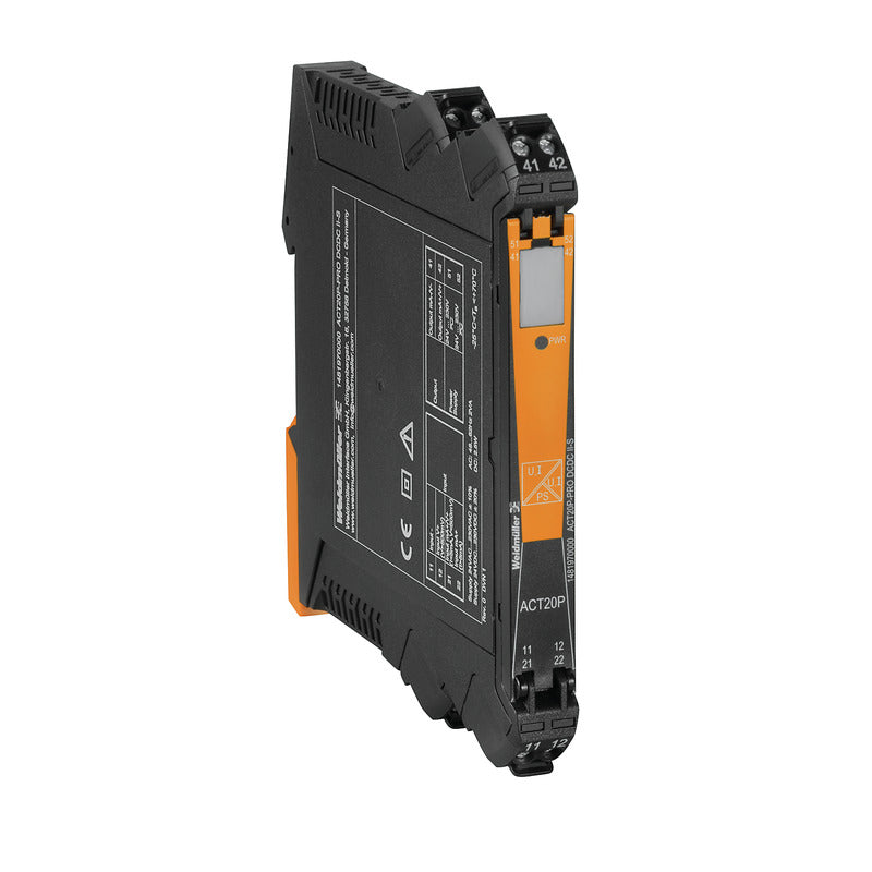 Analogue Signal Converter, 24 V DC Power Supply, Input: Universal, Output: Universal -ACT20P-PRO DCDC II-24-S — Weidmuller