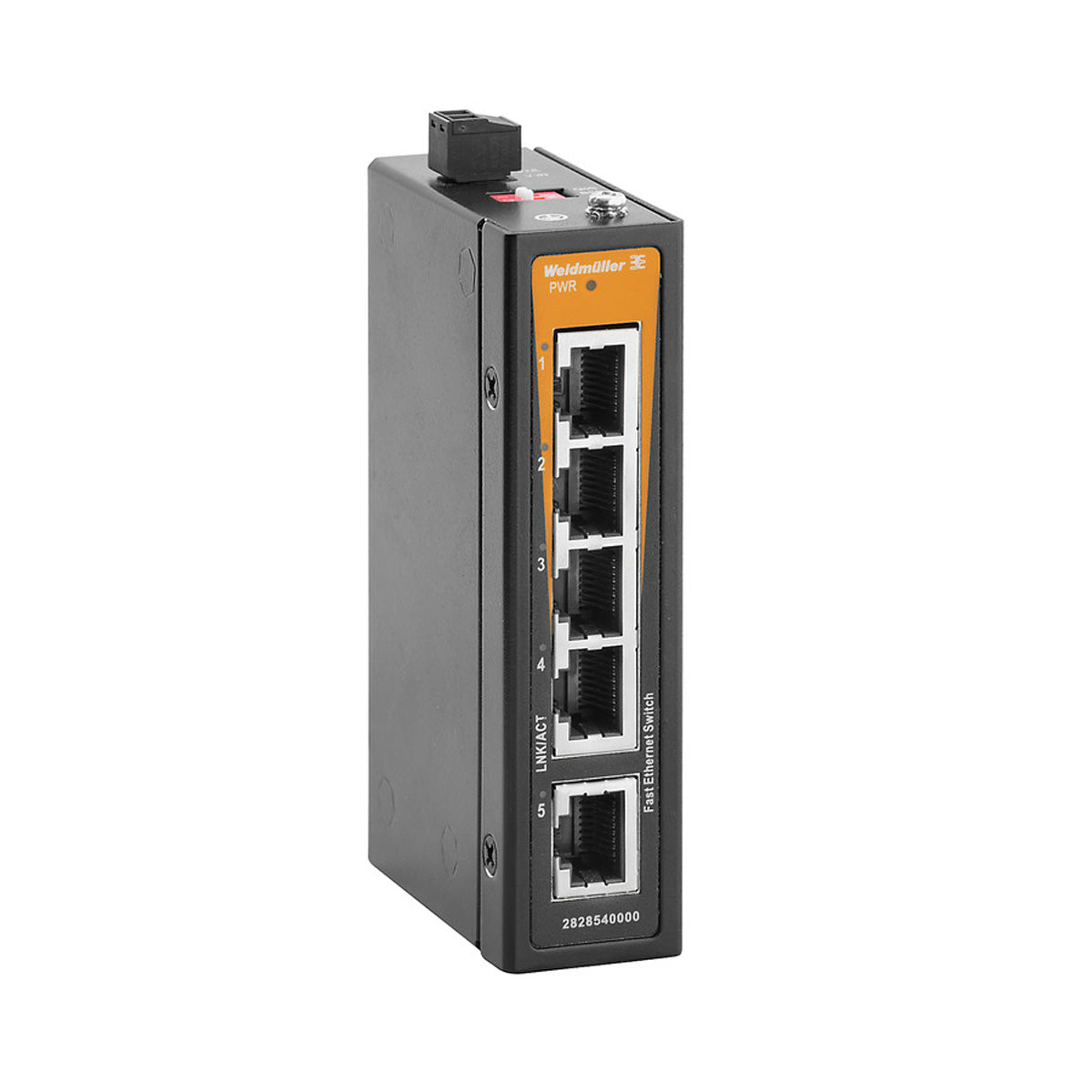 5 x RJ45 Port Unmanaged Network Switch, Fast Ethernet - IE-SW-ELB-05-5TX — Weidmuller