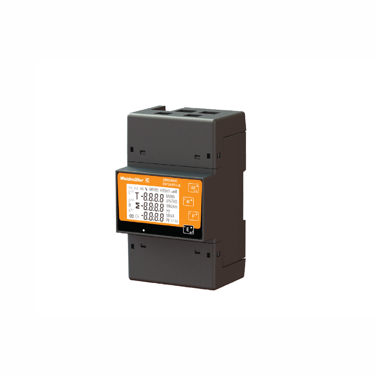 Dual-Load 3-Phase Energy Meter CT Input, Modbus RTU — Weidmuller
