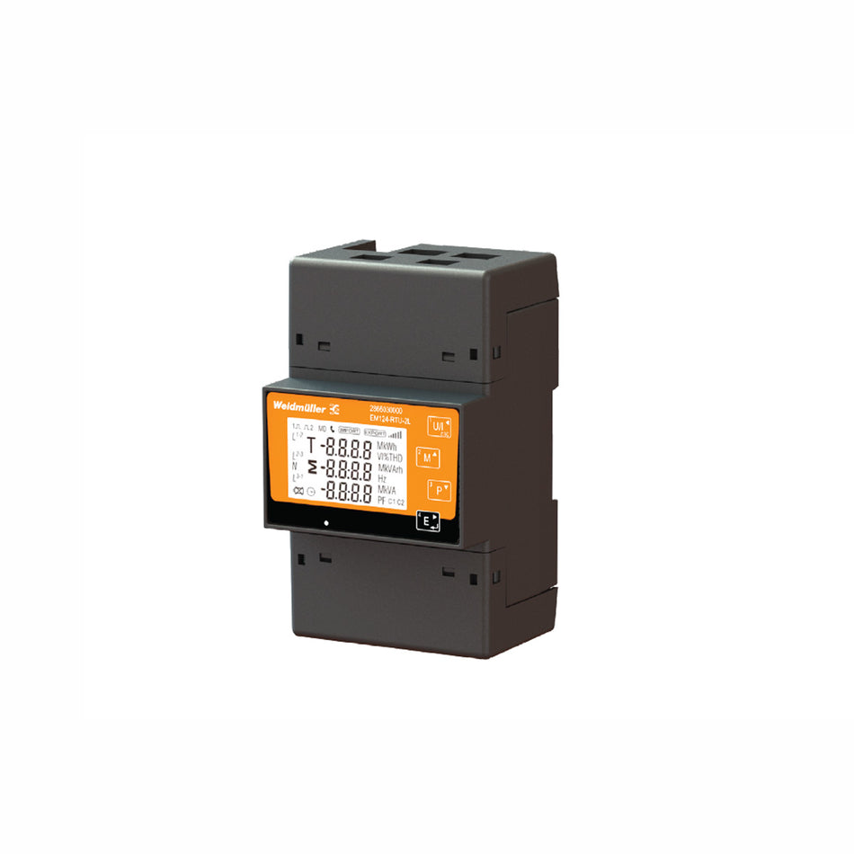 Dual-Load 3-Phase Energy Meter CT Input, Modbus RTU — Weidmuller