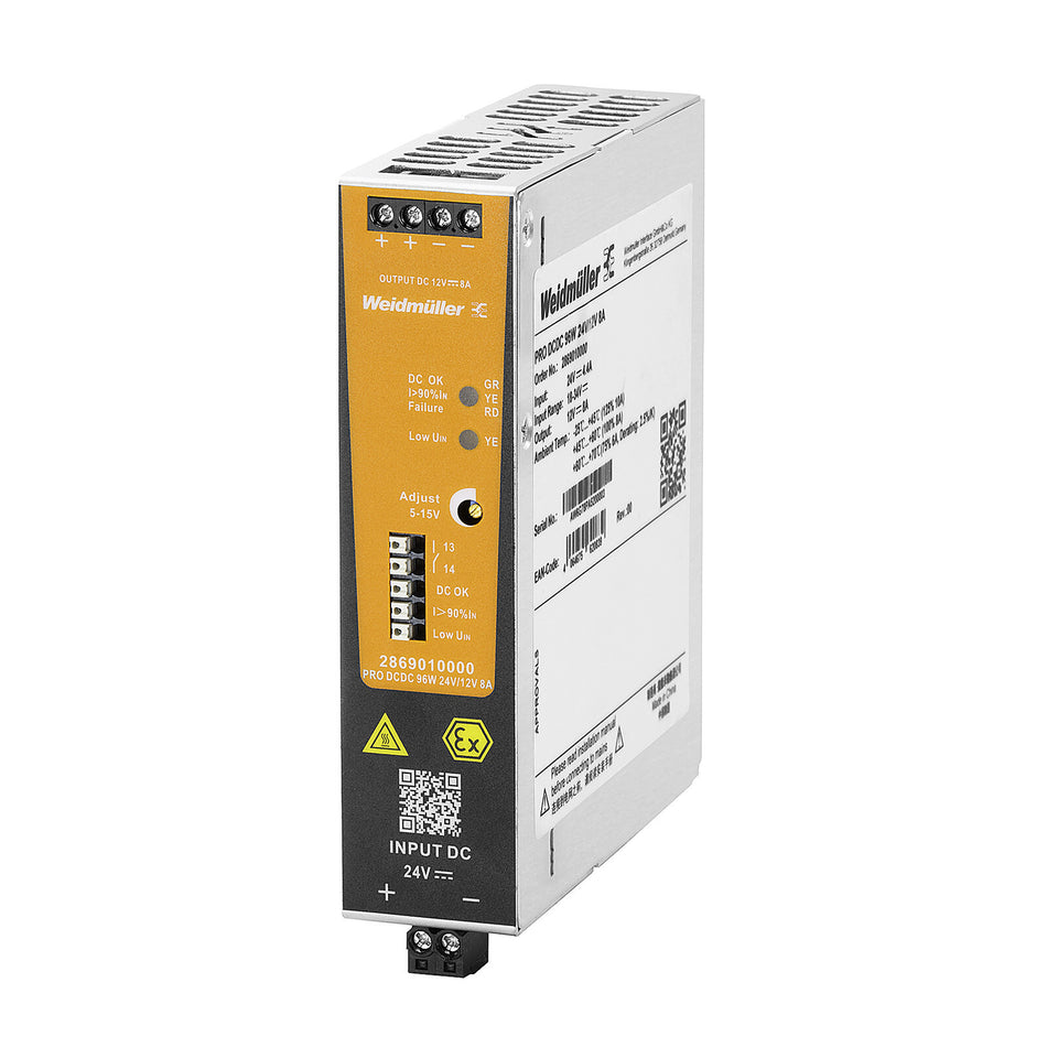 DC/DC Converter | PRO DCDC 96W 12V/12V 8A — Weidmuller