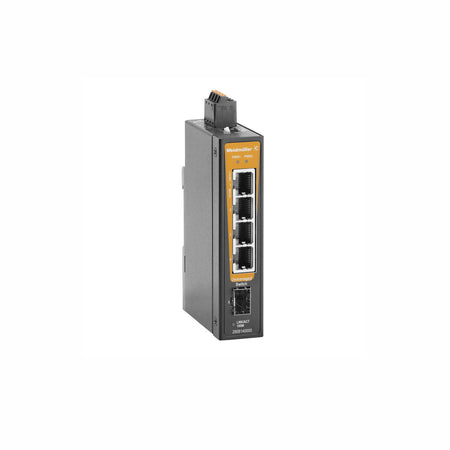5 Port (4 x RJ45, 1 x SFP Slot) Unmanaged Network Switch, Fast Ethernet - IE-SW-BLB-05-4TX-1FESFP — Weidmuller