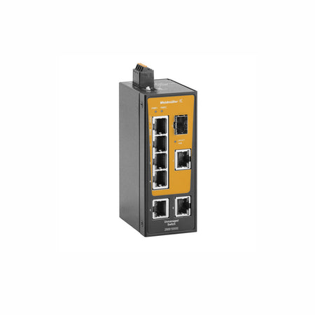 8 Port (7 x RJ45, 1 x SFP Slot) Unmanaged Network Switch, Fast Ethernet - IE-SW-BLB-08-7TX-1FESFP — Weidmuller