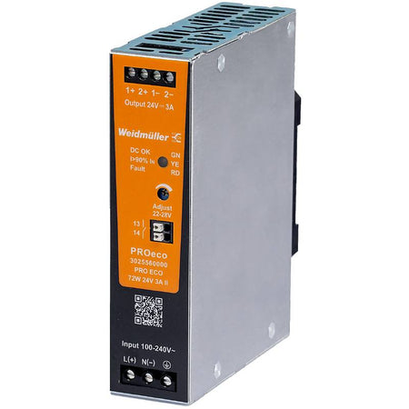 PROeco Switch-Mode Power Supply 72W 24V 3A II — Weidmuller