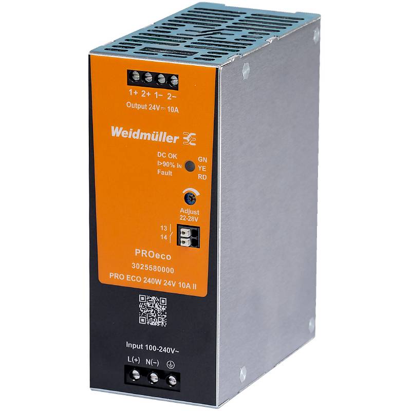 PROeco Switch-Mode Power Supply 240W 24V 10A II — Weidmuller