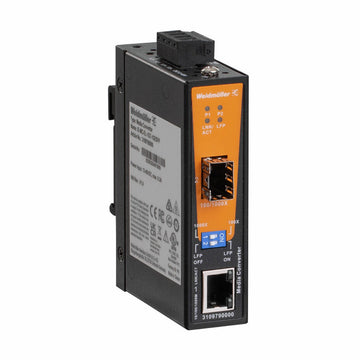 Industrial Media Converter, 1 x GT + 1 x SFP, Gigabit Ethernet - IE-MC-EL-1GT-1GESFP
