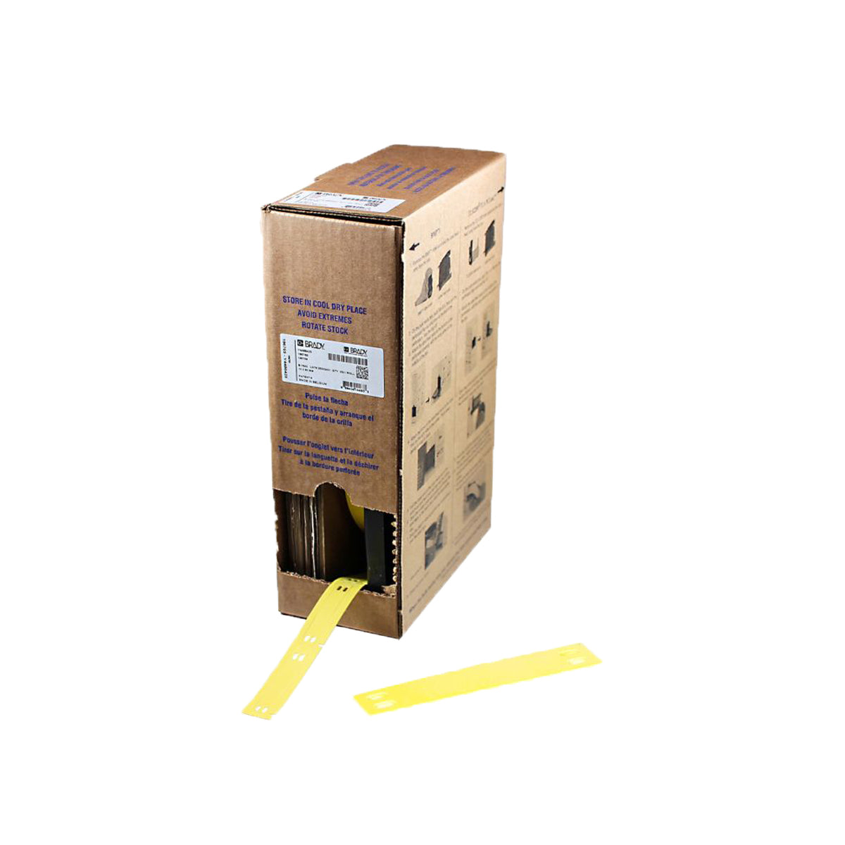 BMP71 ROTATED HCM 10X60-7643-YL (250) - B-7643| BM7-10x60-7643-YL — Brady