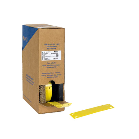 B-7643 Heatex Cable Markers 75 x 10mm 250pcs Yellow | BM7-10x75-7643-YL — Brady