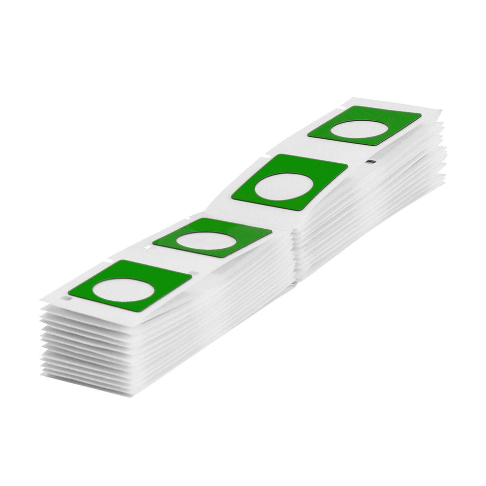 BMP71 B-7593 Raised Panel Rectangular Labels 40 x 30mm, Green | M7-5-7593-GN — Brady