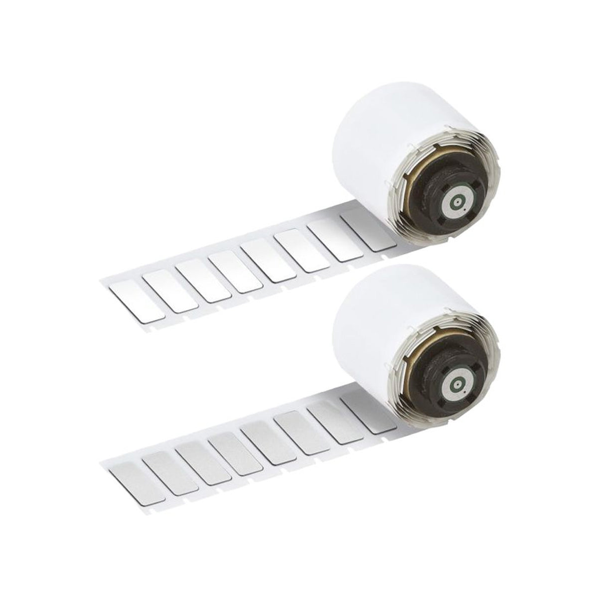 B-7593 Adhesive-Taped Polyester Labels 19 x 48mm White (100 Roll) | M7-8-7593-WT — Brady