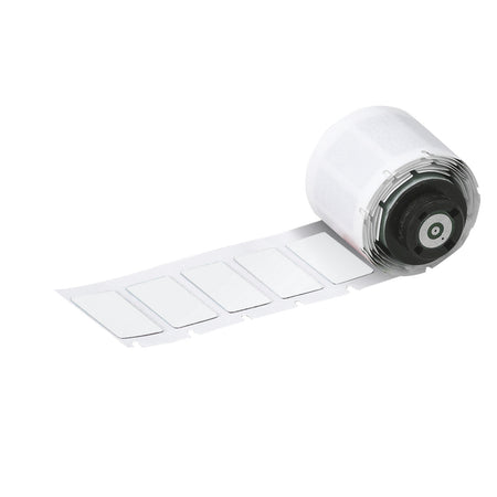 Brady Raised Panel, Foam Backed Polyester, White 27 W x 18mm H (250pcs) | M6-04-7593-WT