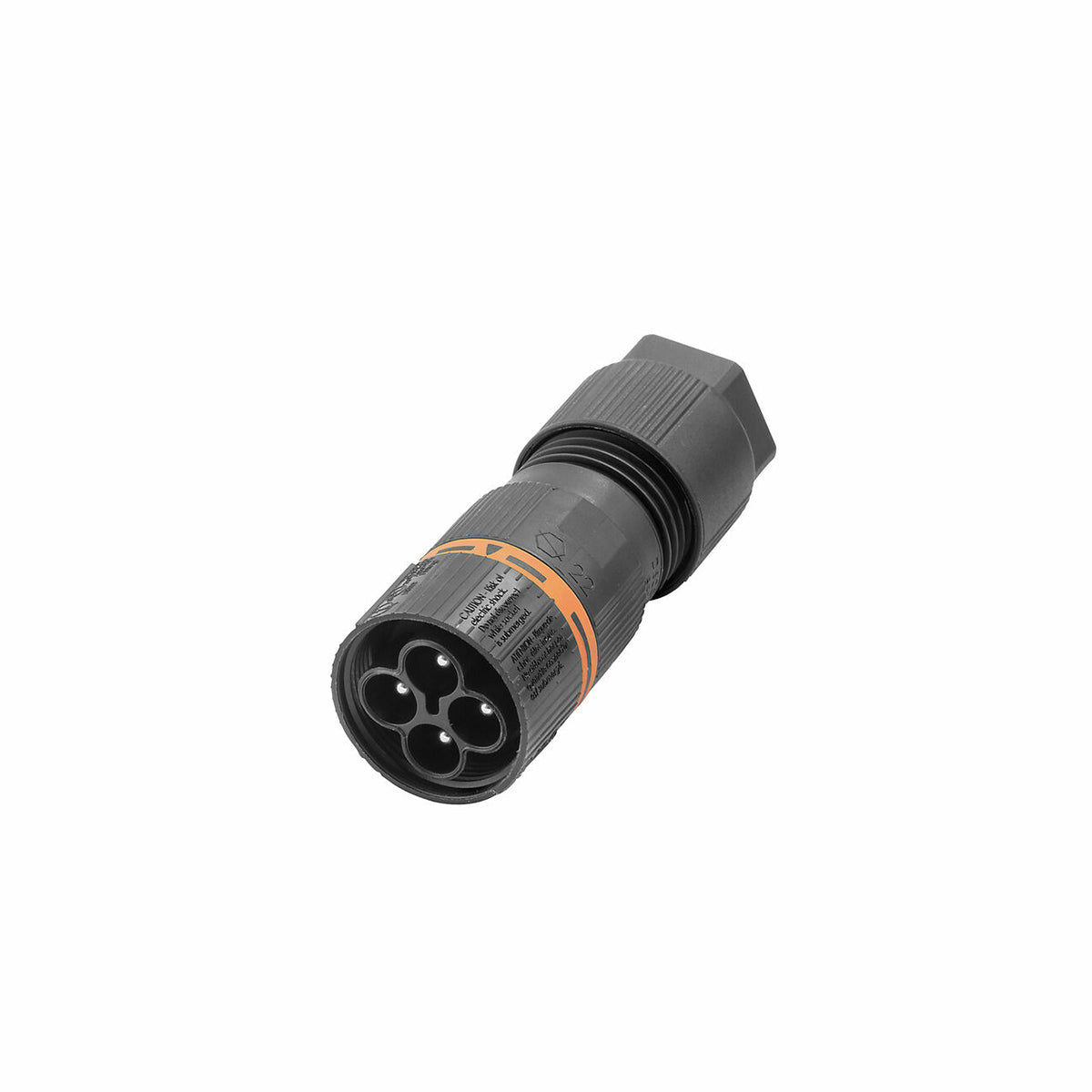 IP68 Inline Cable Connector 4-Pole Male Plug — Weidmuller