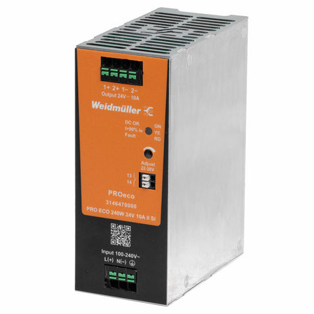 PROECO SWITCH-MODE POWER SUPPLY 240W 24V 10A II SI — Weidmuller