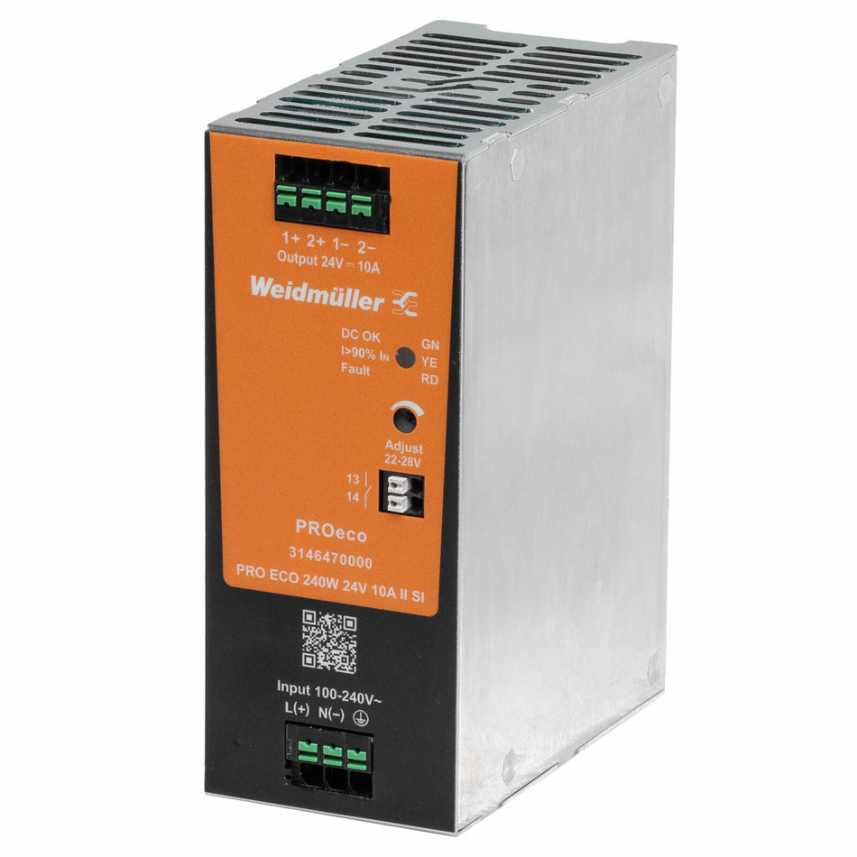 PROECO SWITCH-MODE POWER SUPPLY 240W 24V 10A II SI — Weidmuller