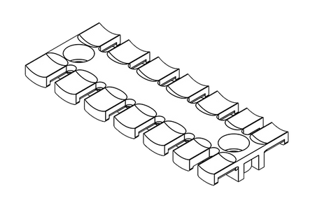 ZL STRAIN RELIEF PLATES FOR SCREW ASSEMBLY 5.2MM | ZL 103 AB M5 — Icotek