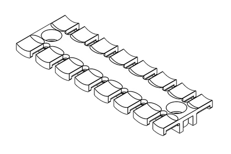 ZL STRAIN RELIEF PLATES FOR SCREW ASSEMBLY 5.2MM | ZL 121 AB M5 — Icotek
