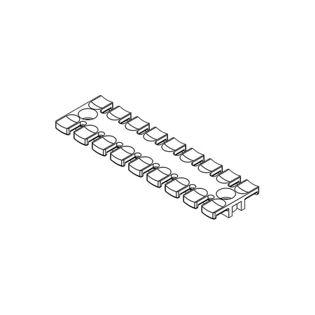 Strain relief plates - ZL 140 AB M6- 6.2 mm — Icotek