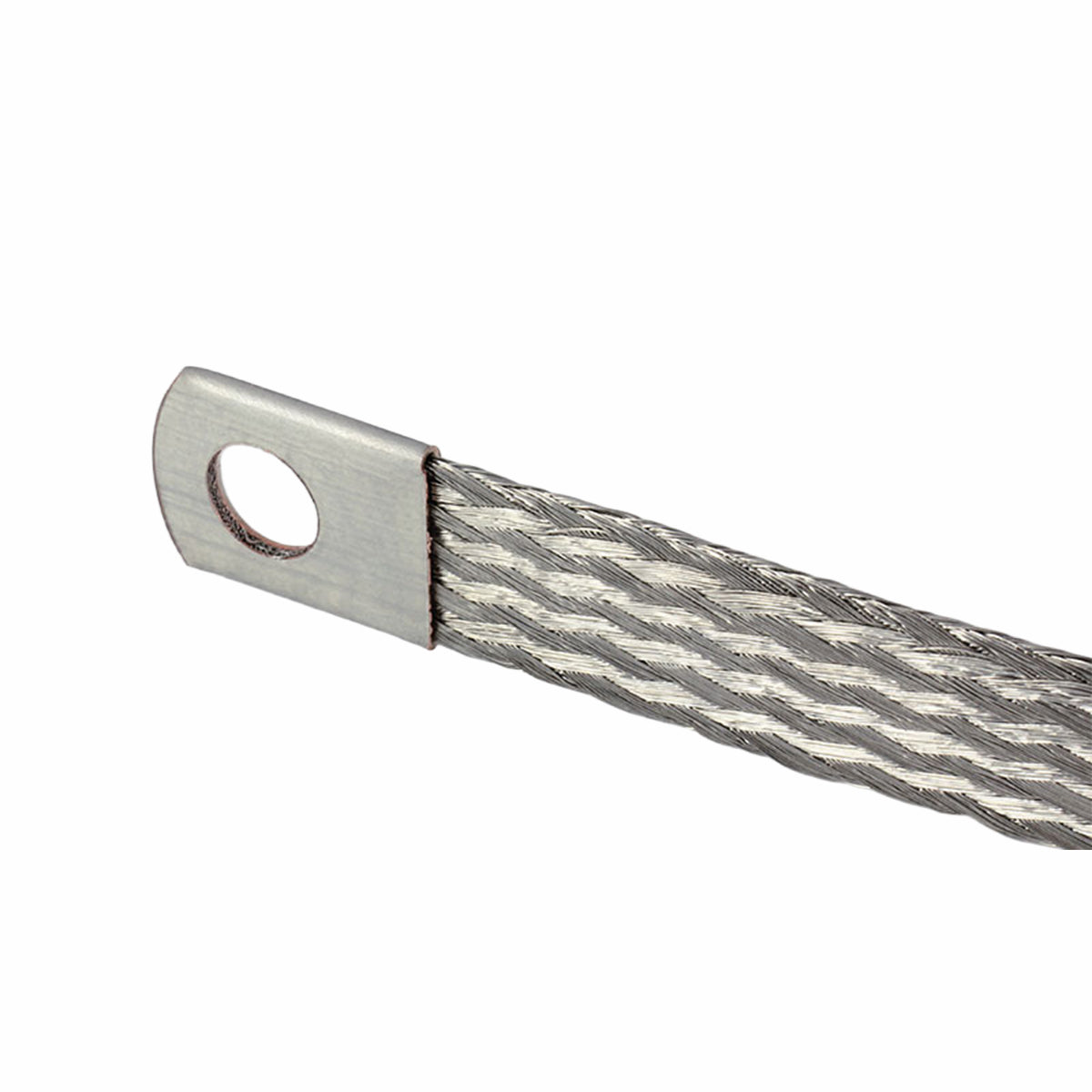 MB Earthing Tapes Made of Flexible E-Cu Stranded Wires with Connecting End Pads | MB 16 C-T 400 M8 — Icotek