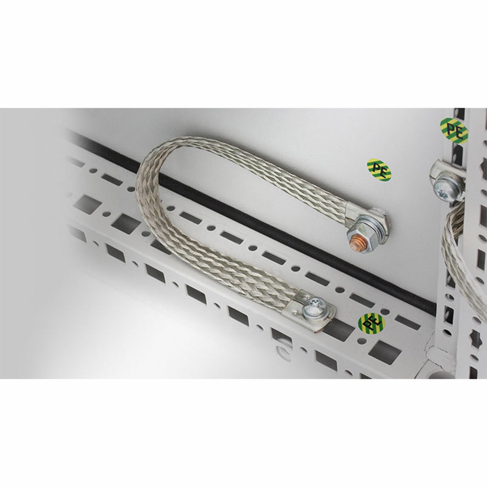 MB Earthing Tapes Made of Flexible E-Cu Stranded Wires with Connecting End Pads | MB 16 C-T 400 M8