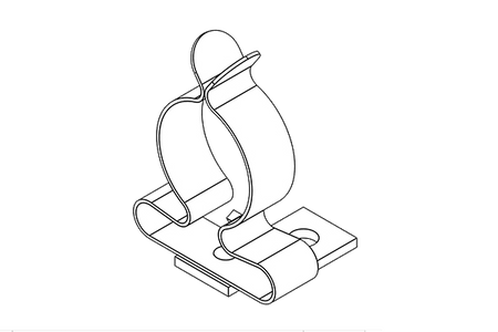 EMC SHIELD CLAMPS FOR SCREW ASSEMBLY | LF|SKL 17-22 (M4) — Icotek