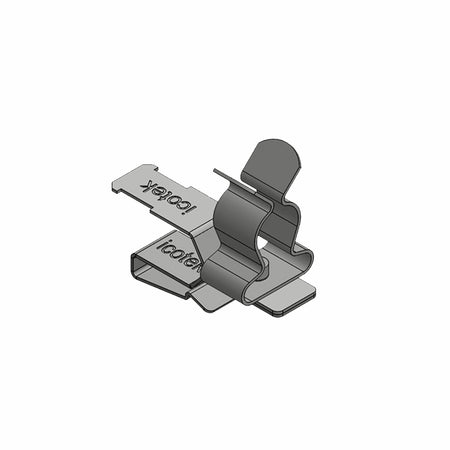 EMC Shield Clamps with Strain Relief for 3-6mm Cable, 10 x 3 Busbar Mount — Icotek
