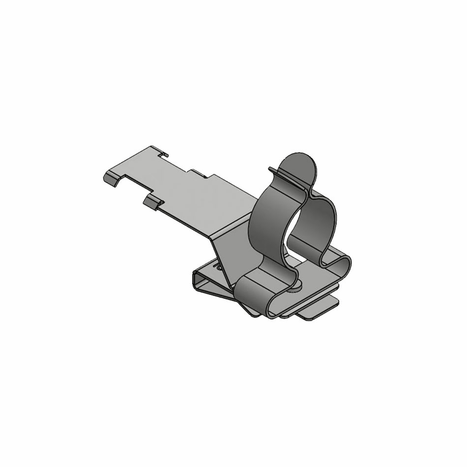 EMC Shield Clamps with Strain Relief for 3-6mm Cable, 10 x 3 Busbar Mount — Icotek
