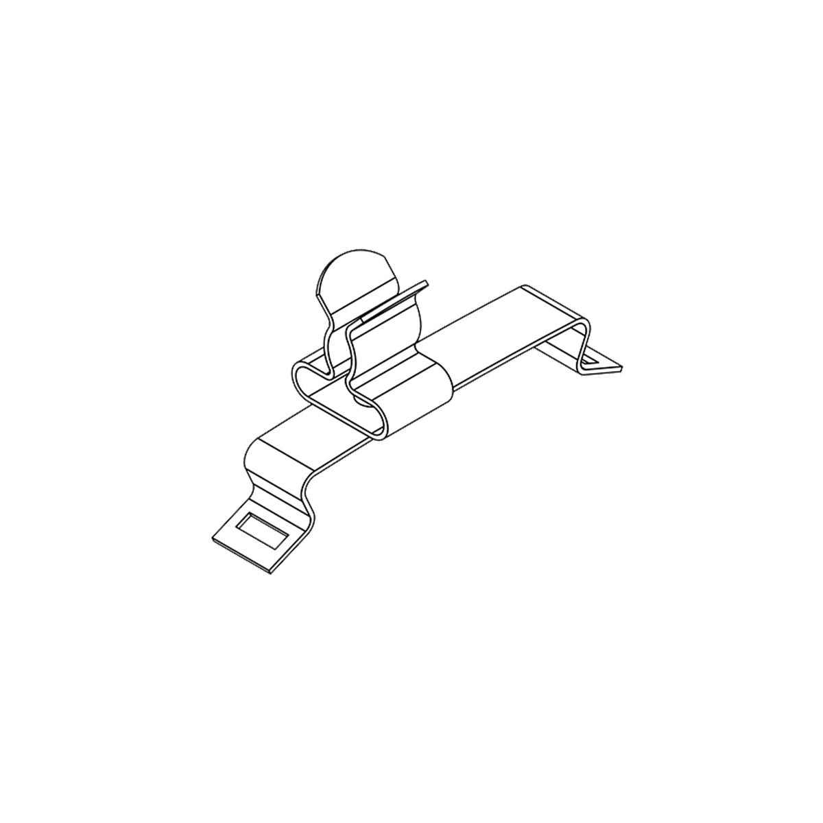 EMC Shield Clamps with Strain Relief for 6-8 Cable, Din Rail Mount | SFZ|SKL 6-8 — Icotek
