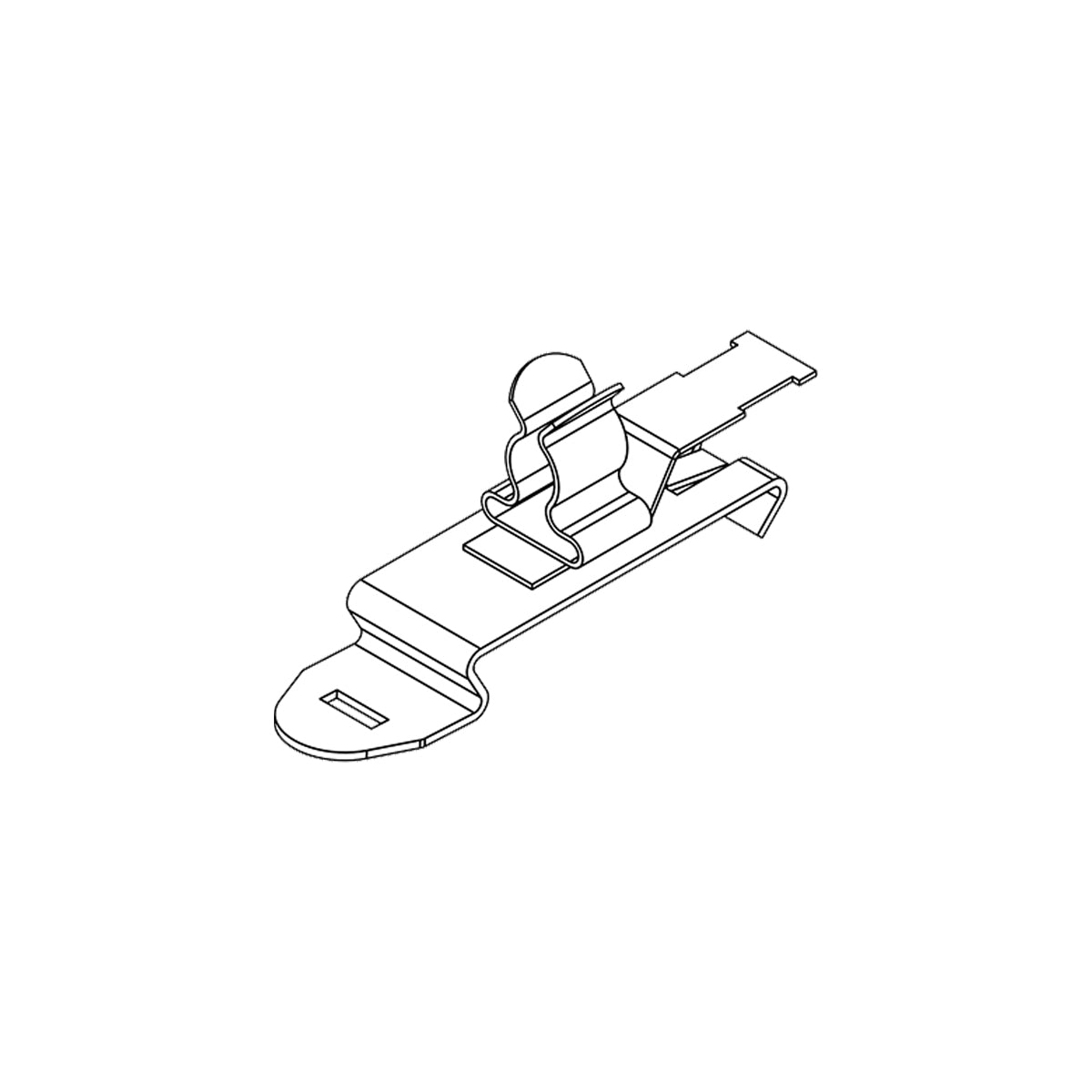 EMC Shield Clamps with Strain Relief for 6-8 Cable, Din Rail Mount | SFZ|SKL 6-8 — Icotek
