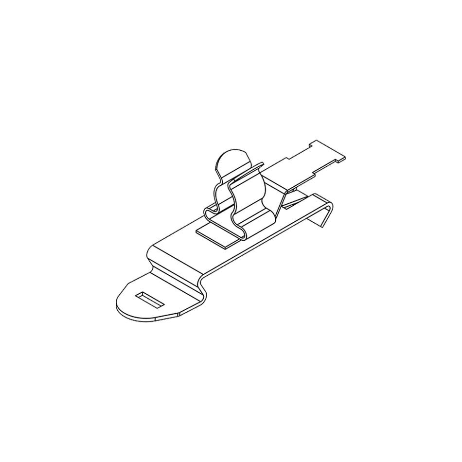 EMC Shield Clamps with Strain Relief for 6-8 Cable, Din Rail Mount | SFZ|SKL 6-8 — Icotek