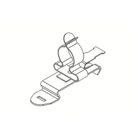 EMC Shield Clamps with Strain Relief for 11-17mm Cable, Din Rail Mount — Icotek