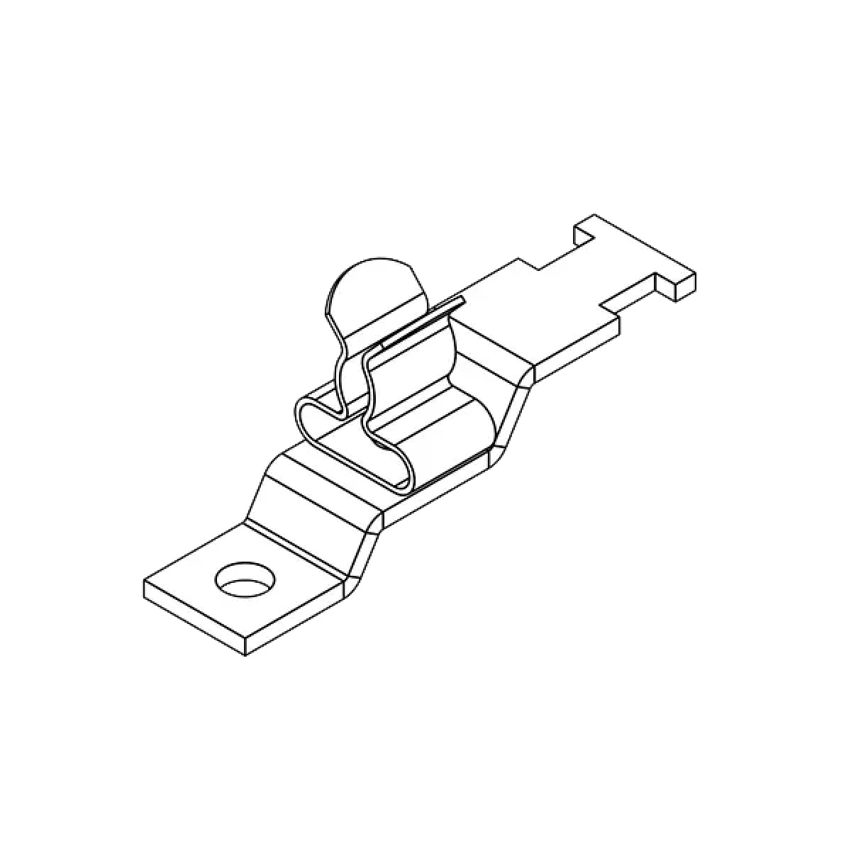 EMC Shield Clamps with Strain Relief for 3-6mm Cable, Screw Mounting — Icotek