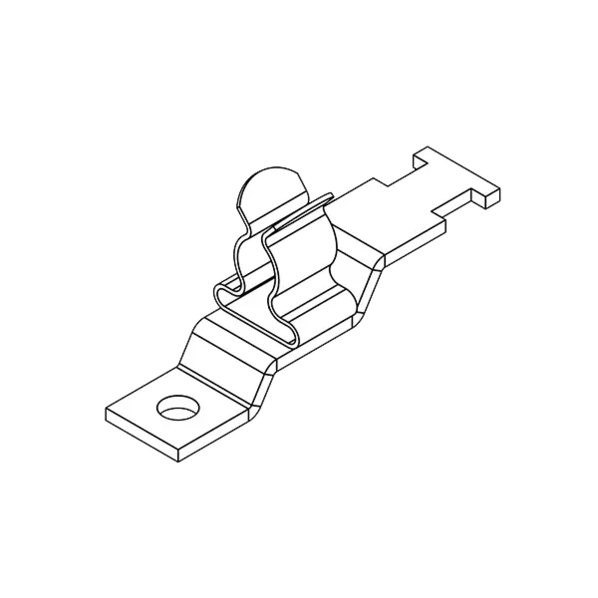 EMC Shield Clamps with Strain Relief for 6-8mm Cable, Screw Mounting — Icotek