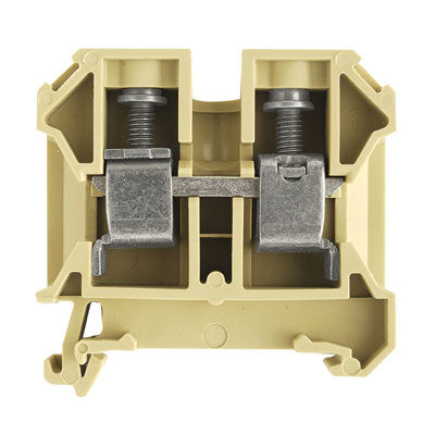 DIN Fuse Terminal SAK Series 16mm Beige - SAK 16/35 PA — Weidmuller