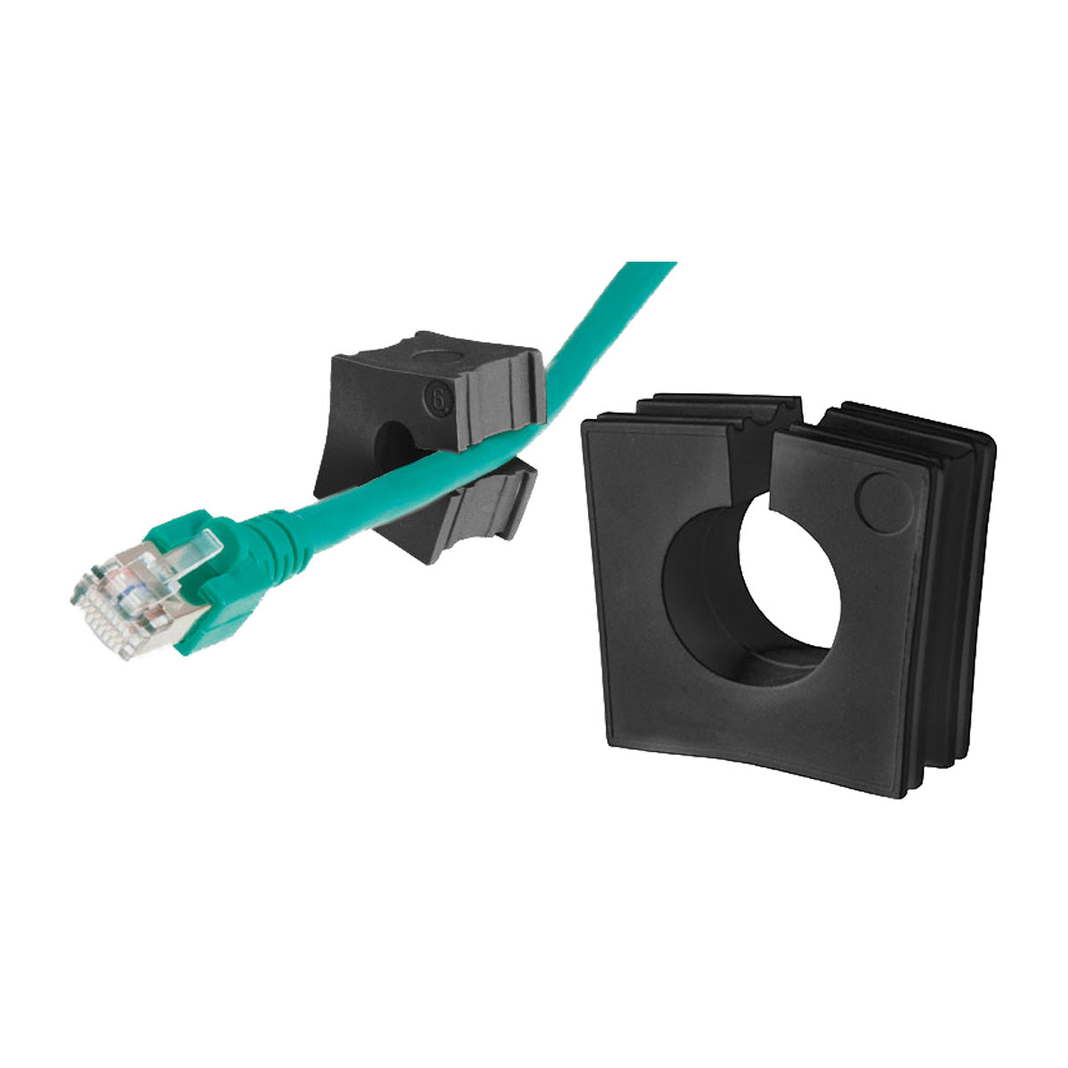 KT Small Black Cable Grommets IP68 for 4-5mm Cables - KT 6 bk — Icotek