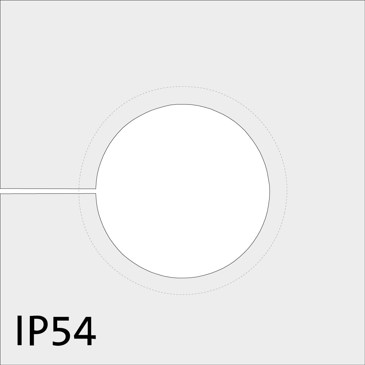 KT Small Grey Cable Grommets IP54 for 10-12mm Cables - KTMBS 10-12 — Icotek