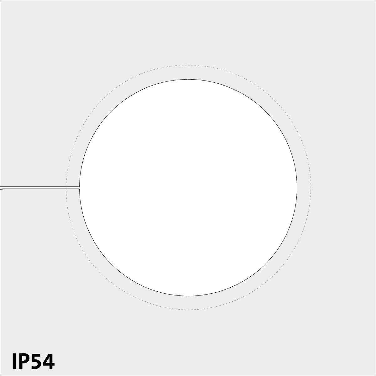 KT Small Grey Cable Grommets IP54 for 24-27mm Cables - KTMBS 24-27 — Icotek