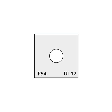 KTMB Cable Grommet IP54 for 1 x 6.5-10 mm Cables | KTMB-C — Icotek