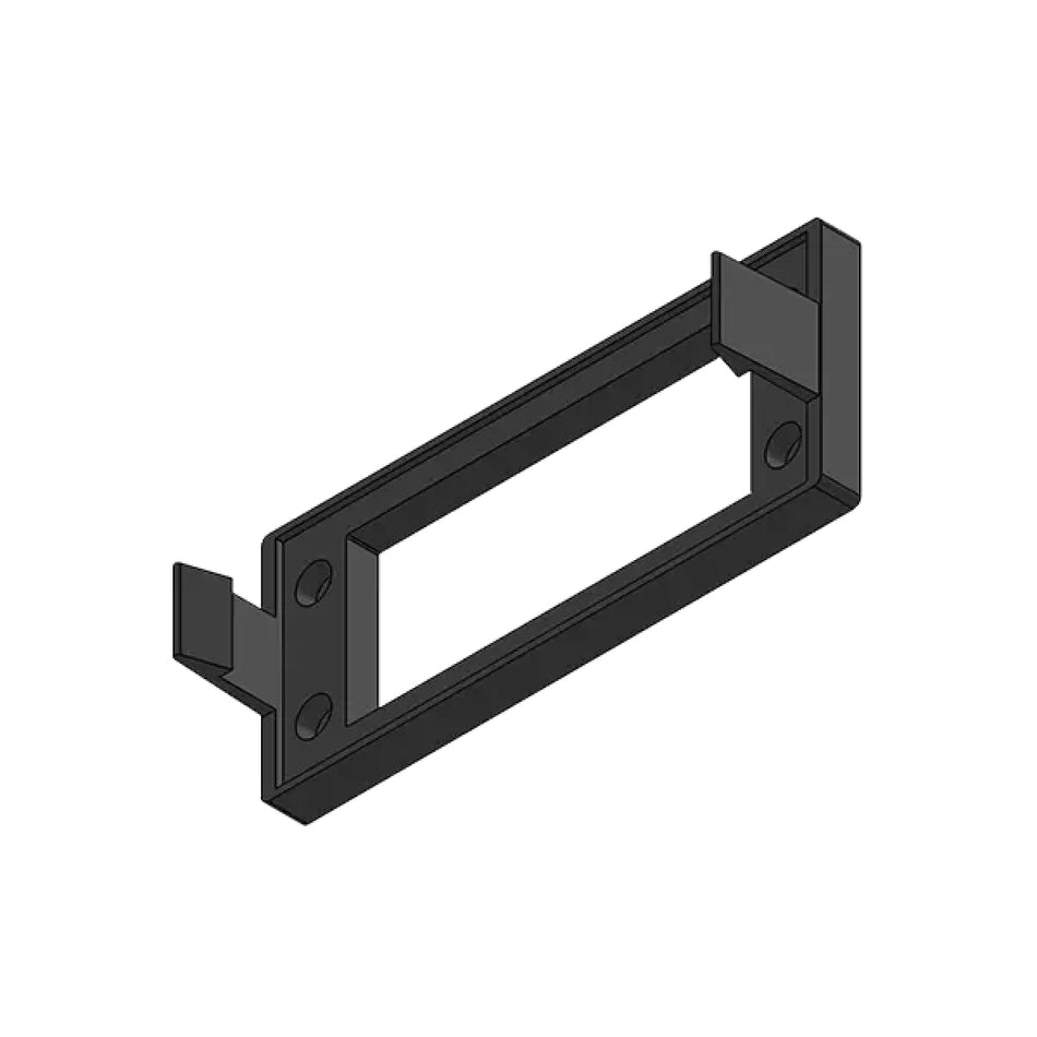 Black Plastic Snap In Mounting Frame IP54 - KEL-SNAP 24 — Icotek