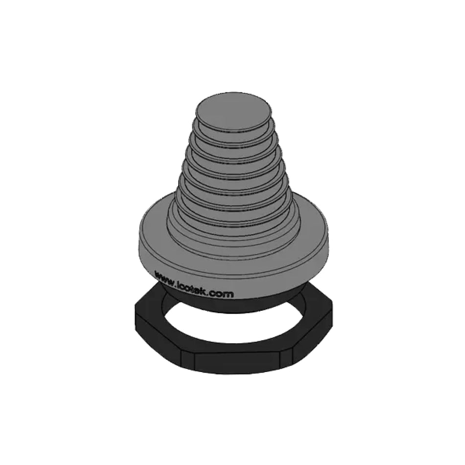 Grey Pyramid Cable Entry Grommets M50 IP68 for 22-36mm Cables - KEL-DPF 50|22-36 gy — Icotek