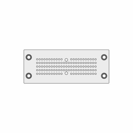 Grey Multi-Membrane Cable Entry Plate IP66 for 119 x 1.5 - 2.6 mm, 2 x 2.5 - 5 mm Cables | KEL-DPZ 24|121 gy — Icotek