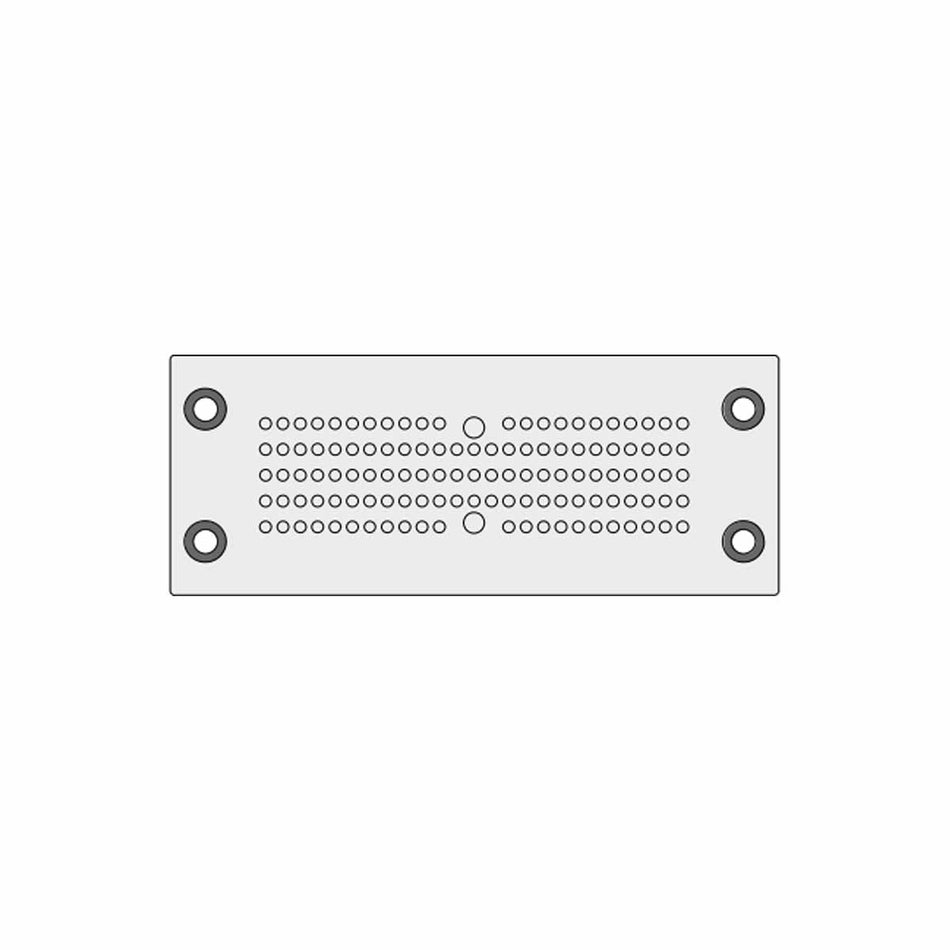 Grey Multi-Membrane Cable Entry Plate IP66 for 119 x 1.5 - 2.6 mm, 2 x 2.5 - 5 mm Cables | KEL-DPZ 24|121 gy — Icotek