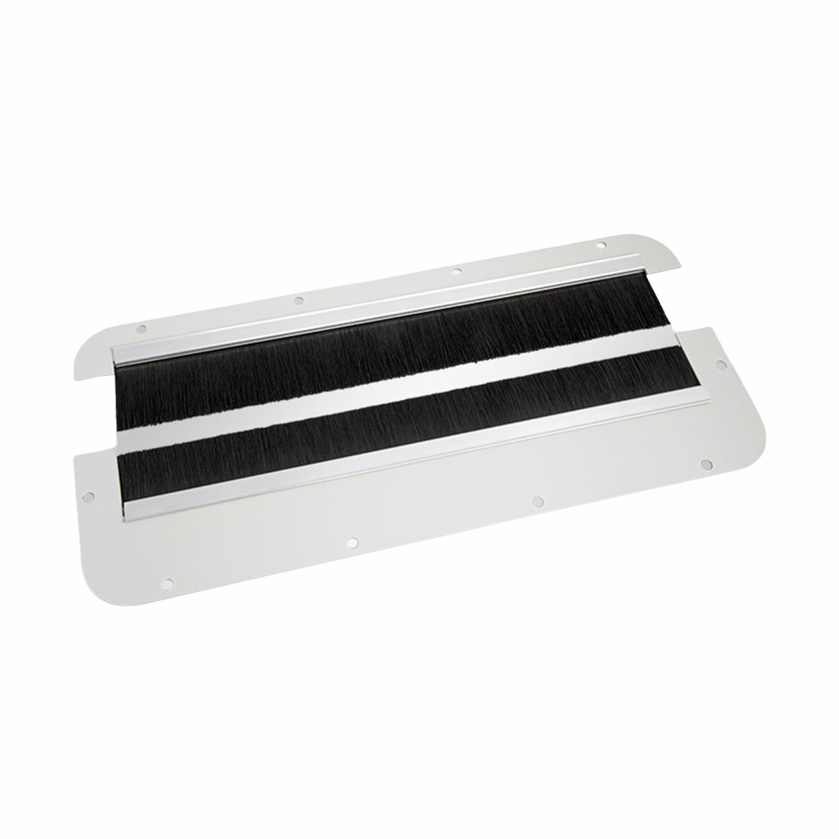FP-BES-U SPLIT FLANGE PLATES WITH BRUSH STRIPS | FP-AX-BES-U 256|150 — Icotek