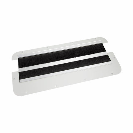 FP-BES-U SPLIT FLANGE PLATES WITH BRUSH STRIPS | FP-AX-BES-U 256|150 — Icotek