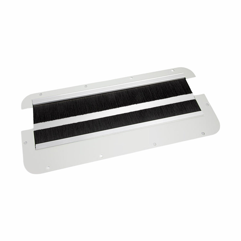 FP-BES-U SPLIT FLANGE PLATES WITH BRUSH STRIPS | FP-AX-BES-U 256|150 — Icotek
