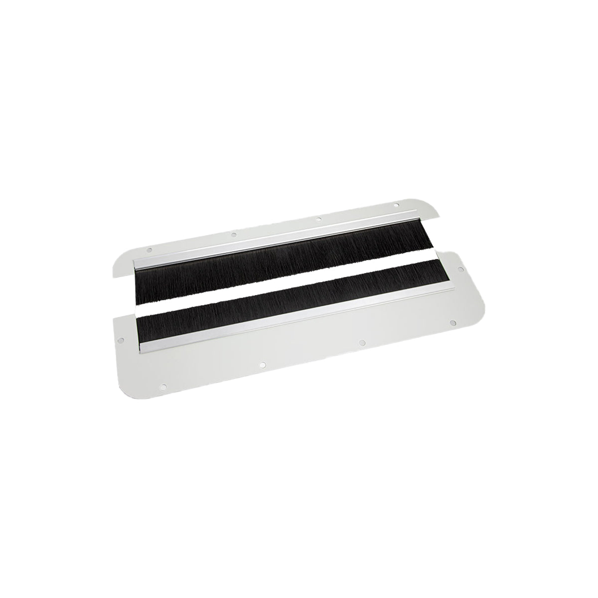 FP-BES-U Split Flange Plates with Brush Strips | FP-AX-BES-U 339|149 — Icotek