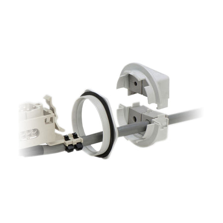 QVT Split Cable Gland, M16 | QVT 16 gy — Icotek
